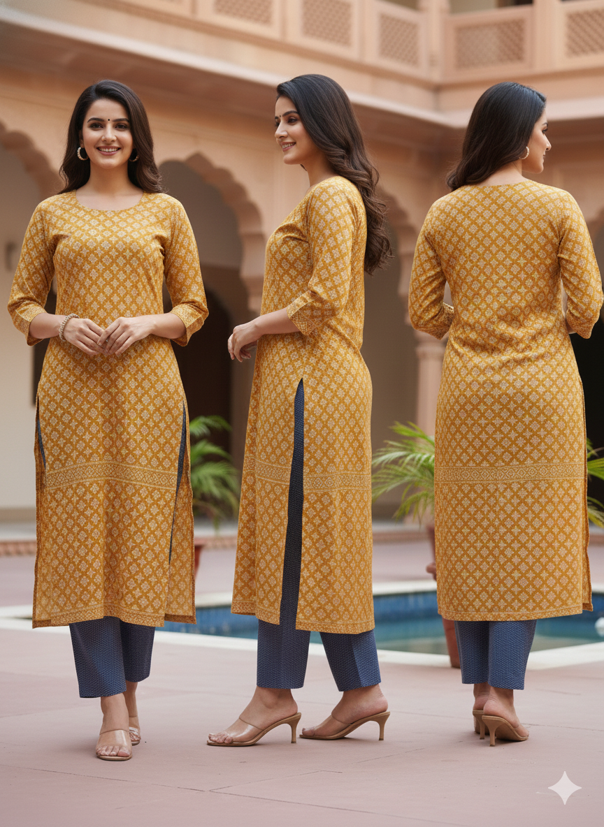 blue50 long kurtis for women K-05