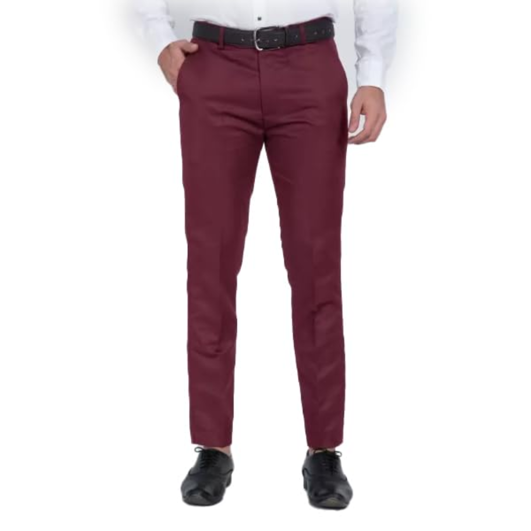 Blue 50 Man's regular Maroon formal  Pent